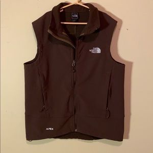 Men’s North Face Apex Vest - Dark Brown